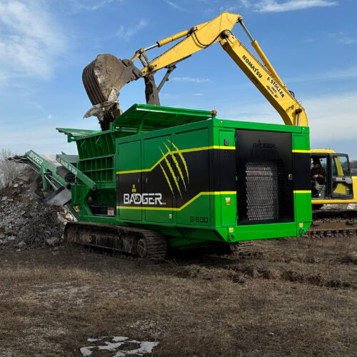 Badger B-600 - Concrete Shredder